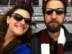Me and Pete at Rapids Game.  He had just had shoulder surgery so not sure if he even knew where we were